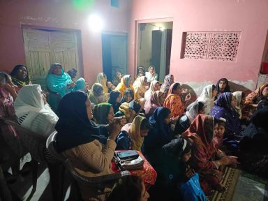 Our brethren in Pakistan having one of their weekly services, with praise, worship, and a sermon.