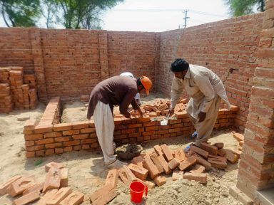 construction of the Agape' Children's Home