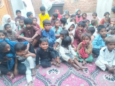 We provide children in Pakistan with a home, clothes, food, and care through the Agape' Children's Home.